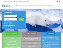 Tablet Screenshot of animals-monitoring.com